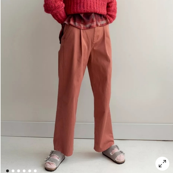 UO | Mia Straight Leg Chino Vibe Pants - Picture 3 of 11